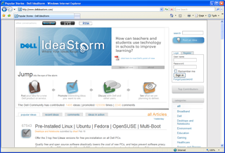 Dell IdeaStorm