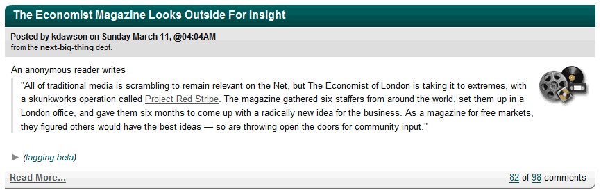 The Slashdot article